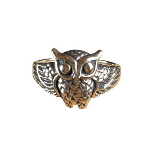 Owl Gypsy Bronze Ring